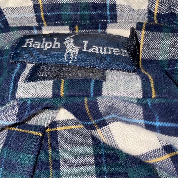 RALPH LAUREN MENS BUTTON DOWN LONG SLEEVE POLO!  NWOTS IN PRISTINE CONDITION! - Picture 3 of 4